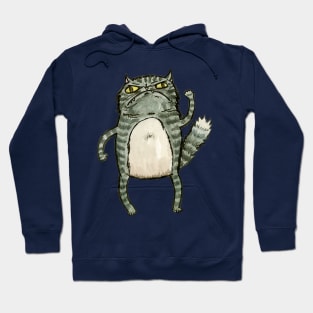 Angry Tabby Cat! Hoodie